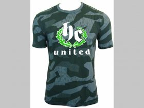 Hardcore - HC United - pánske tričko nočný " ruský " maskáč - Nightcamo SPLINTER, materiál 100%bavlna
